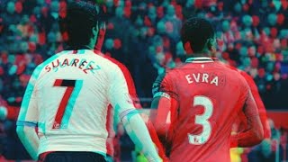 When evra tried a revenge on Suarez on the FIRST minute THIS HAPPENED [upl. by Milburt828]