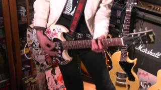 HANOI ROCKS  11th street kidzz guitar cover [upl. by Adebayo]