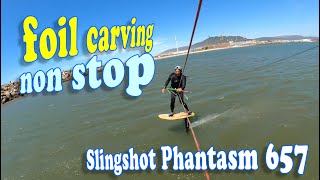 Foil carving nonstop Slingshot Phantasm 657 foil [upl. by Havot]