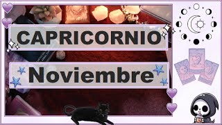 CAPRICORNIO ♑️ Amor 💖 Noviembre 2024 [upl. by Kellie376]