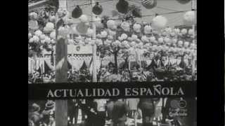 FERIA DE ABRIL DE DE SEVILLA DE 1964 INCENDIO EN VARIAS CASETAS [upl. by Neeka750]