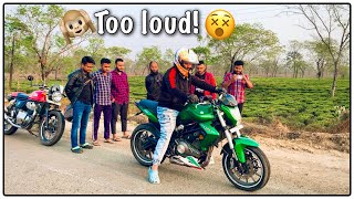 Loudest Benelli 300 vs Loud Gt 650  Benelli TNT 300 1st ride  Loudest 300cc Bike of Silchar 103 [upl. by Nilek]