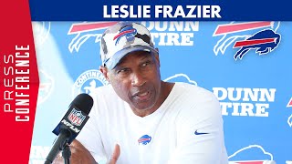 Leslie Frazier “It’s Important to Have That Mentality Just Find a Way to Win”  Buffalo Bills [upl. by Sivrahc744]