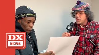 Lil Uzi Vert Runs Away From Nardwuar Interview quotHe Know Too Muchquot [upl. by Oab]