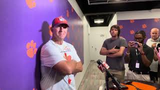 Dabo Swinney Scrimmage Report  Pt 2 [upl. by Rosenblatt]