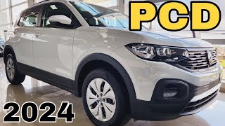 🚀VOLKSWAGEN TCROSS SENSE 2024  PCD  AVALIAÇÃO E PREÇO ATUALIZADO [upl. by Ibson]