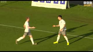 GLENTORAN V CARRICK RANGERS BBC SPORT HIGHLIGHTS  2024 IRISH PREMIERSHIP FOOTBALL [upl. by Herwig]