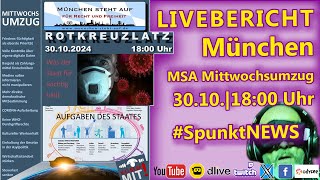 LIVE  MUC3010  MSA Mittwochsumzug  Gastredner Regisseur Filmemacher Alexander Tuschinski [upl. by Ttehc]