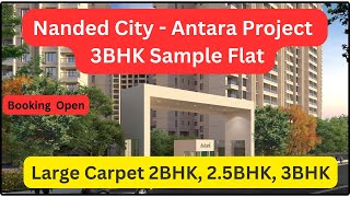 Your Dream Home Awaits Antara Project Nanded City 3BHK Showcase [upl. by Anwad]