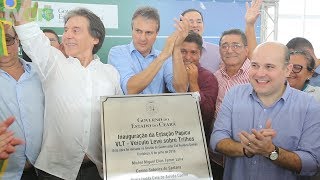 Governo inaugura oito estações do VLT nesta sextafeira 6 [upl. by Earehs]