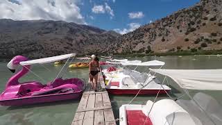 Crete day 5  Lake Kournas Imbros gorge [upl. by Seyer]