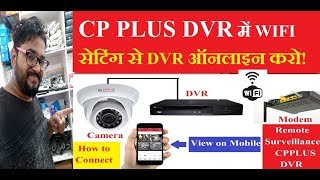 How to Configure CP Plus WIFI Setting in Hindi [upl. by Ayhay]