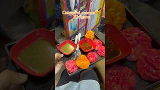 Colourful momos in Khilgaon taltola🤩 shots food youtubeshorts [upl. by Aihsem]