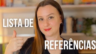 Como fazer uma LISTA DE REFERÊNCIAS redondinha  ABNT [upl. by Mcgee]