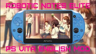 How to install ROBOTIC NOTES ELITE English Mod on your PS VITA [upl. by Kathrine201]