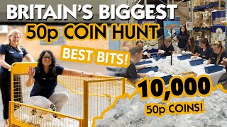 Britain’s Biggest 50p Coin Hunt – Best Bits £5000 worth of 50ps [upl. by Tobias]