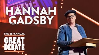 Hannah Gadsby  2017 Annual Great Debate [upl. by Retsevel]