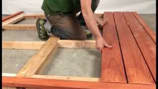 Fixation invisible pour terrasse en bois  JURAFIX [upl. by Eiznil45]