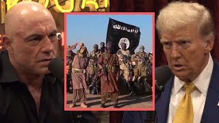 Flying with the military to Iraq and defeating ISIS within weeks  Joe Rogan amp Donald Trump [upl. by Publus]