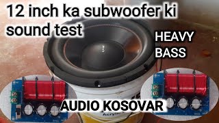 frdo12 subwoofer sound test crossover ki puri jankari audio doggy sound ke crossover full details [upl. by Enyar]