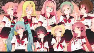 【９人】 Secret Time After School 【Nico Nico Chorus】 [upl. by Adimra25]