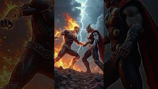 Ghost rider Vs Thor  Very dangerous fight 😱🤯  shorts ytshorts avengers marvel [upl. by Margarette]