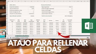 Atajos para rellenar celdas  OFFICE 365  Excel principiantes  Curso online completo [upl. by Ferna526]