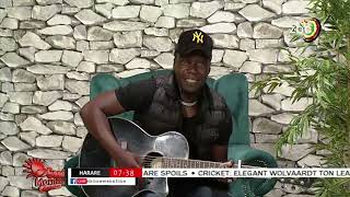 MBEU EXCLUSIVE INTERVIEW  Mbeu Shows Off Vocal Prowess Through Acoustic quotMavangaquot Live On ZBCTv [upl. by Ahsimal]