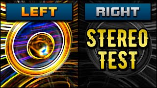 LEFT amp RIGHT Channel TEST ⭐ MONO amp STEREO Test [upl. by Bowes]