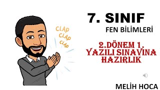 7 Sınıflar Fen Bilimleri Dersi 2 Dönem 1 Yazılı SınavıAçık Uçlu Sorular [upl. by Heyward]