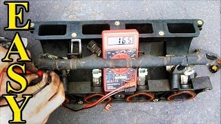 How to Check Fuel Injector Resistance with a Multimeter [upl. by Seyler]