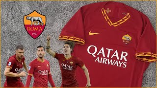 201920 AS Roma vapor match Home shirt Review amp Size info [upl. by Wagstaff117]