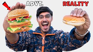 Food in TV Ad VS in Reality  कैसे कंपनी वाले आपको पागल बनाते हैं Shocking Results [upl. by Schwitzer]