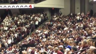 Reed Arena rocking at tipoff for Mizzou game [upl. by Lrat]