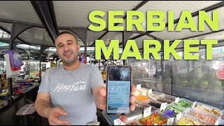 OUTDOOR MARKET TOUR 🥕 🌽 🍅 IN BELGRADE SERBIA 🇷🇸 [upl. by Eleira]