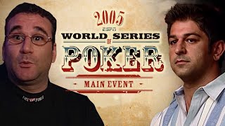 World Series of Poker Main Event 2005 Day 6 with Mike Matusow amp Shawn Sheikhan WSOP [upl. by Aeneas]