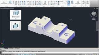 Base de cojinete en AutoCAD 2013 [upl. by Yenroc138]