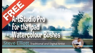 ArtStudio Pro  Custom Watercolour Brushes to download [upl. by Notreb]