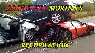 RECOPILACIÓN PEORES ACCIDENTES DE AUTOS 2024 1 HORA [upl. by Carolynne]