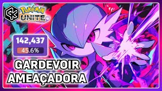 Gardevoir ameaça com 142K  Pokemon Unite Gardevoir Gameplay [upl. by Pineda]