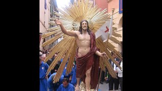 Processione Cristo Risorto 2023 Tarquinia [upl. by Yrekcaz]