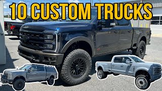 2024 Ford F350 King Ranch amp 9 More CUSTOM Trucks [upl. by Grosz]