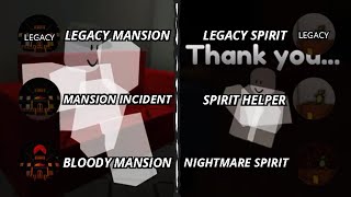 Residence Massacre Spirit Helper amp Mansion Incident All Modes [upl. by Virge]