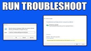 How to Open and Run Troubleshooter in Windows 11 using Command [upl. by Enilecram858]