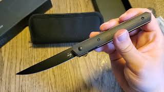 Böker Plus Kwaiken Air All Black Unboxing And First Impressions [upl. by Ardenia]