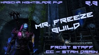 ESO  Magicka Nightblade  Mr Freeze Resource Drain Build [upl. by Nitsa]