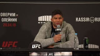 UFC St Petersburg Postfight Press Conference [upl. by Langston277]