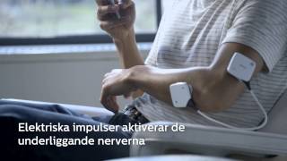 Ont i rygg nacke eller knän  Philips PulseRelief smärtlindring med TENS [upl. by Annoved240]