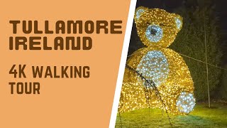 Tullamore  Offaly County  Ireland  Christmas Decoration  Walking Tour 4K [upl. by Micaela]