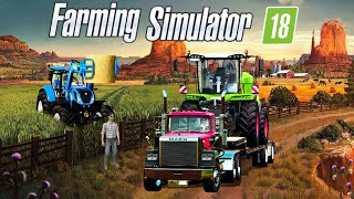 Harvesting amp Bales Making In Fs 18  Fs 18 Multiplayer  Timelapse [upl. by Ahtaela]